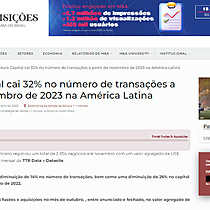Venture Capital cai 32% no nmero de transaes a partir de novembro de 2023 na Amrica Latina